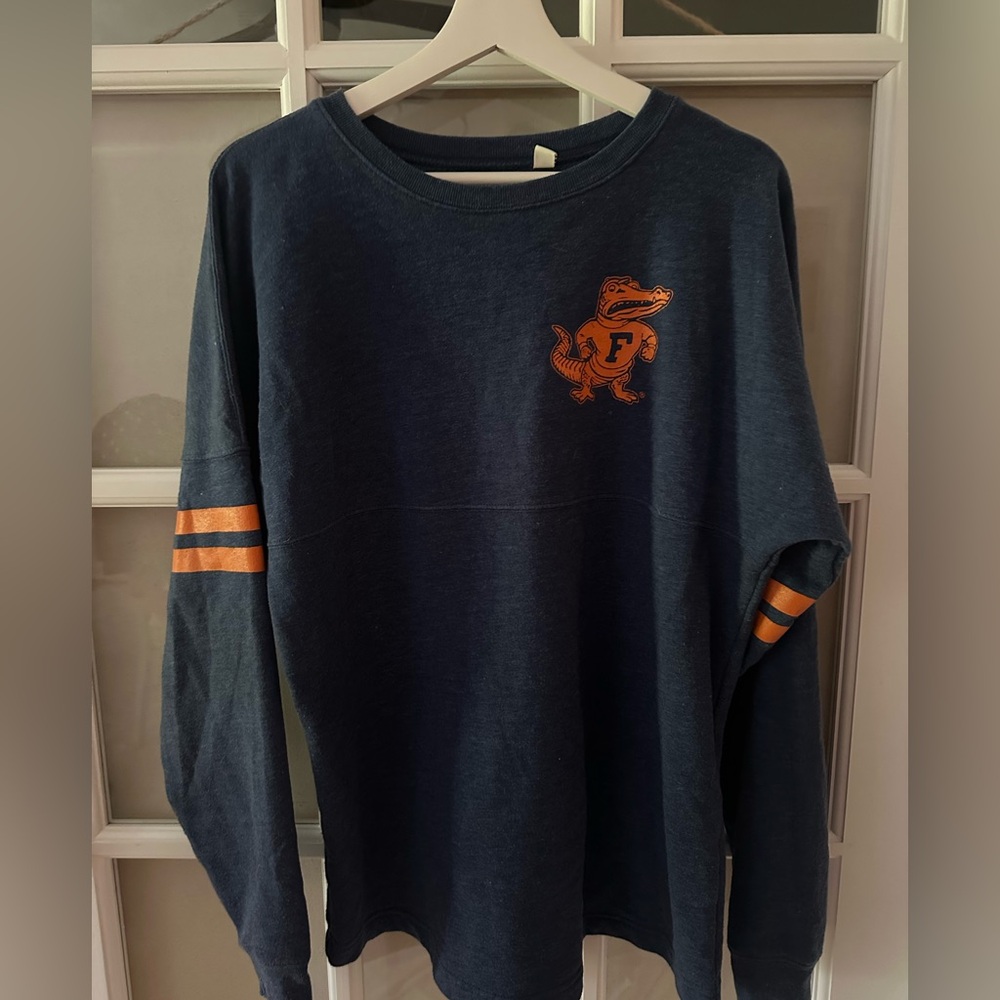 University of Florida Gators League Men's Navy and Orange Sweater